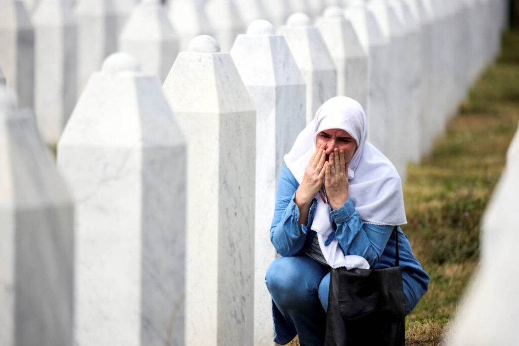 Bosnians honour Srebrenica genocide victims 30 years on Bosnians honour Srebrenica genocide victims 30 years on