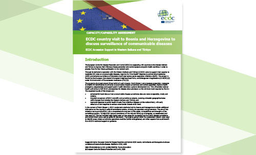ECDC country visit to Bosnia and Herzegovina to discuss surveillance of communicable diseases