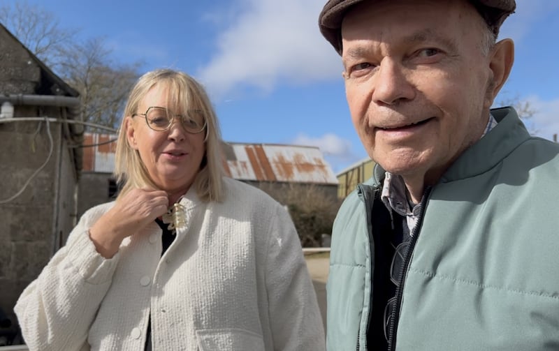 Alan with Kate Clifford, director of the Rural Community Network