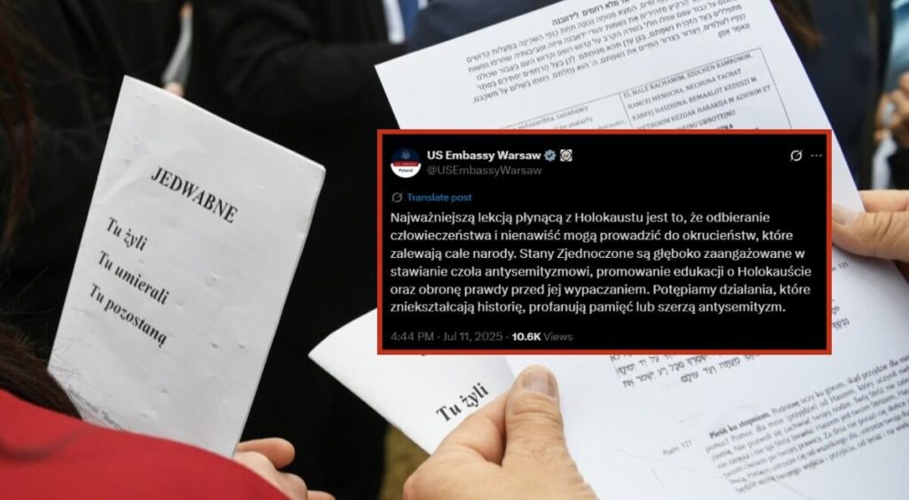 US embassy condemns antisemitism after Polish MEP questions Holocaust facts
