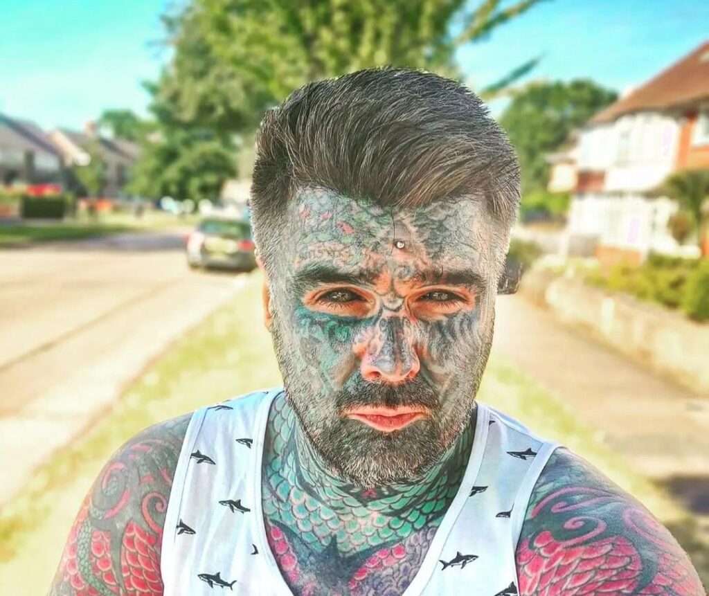 ‘Britain’s most tattooed man’ claims he is unable to watch p*rn as 'new age check system mistakes his ink for a mask'
