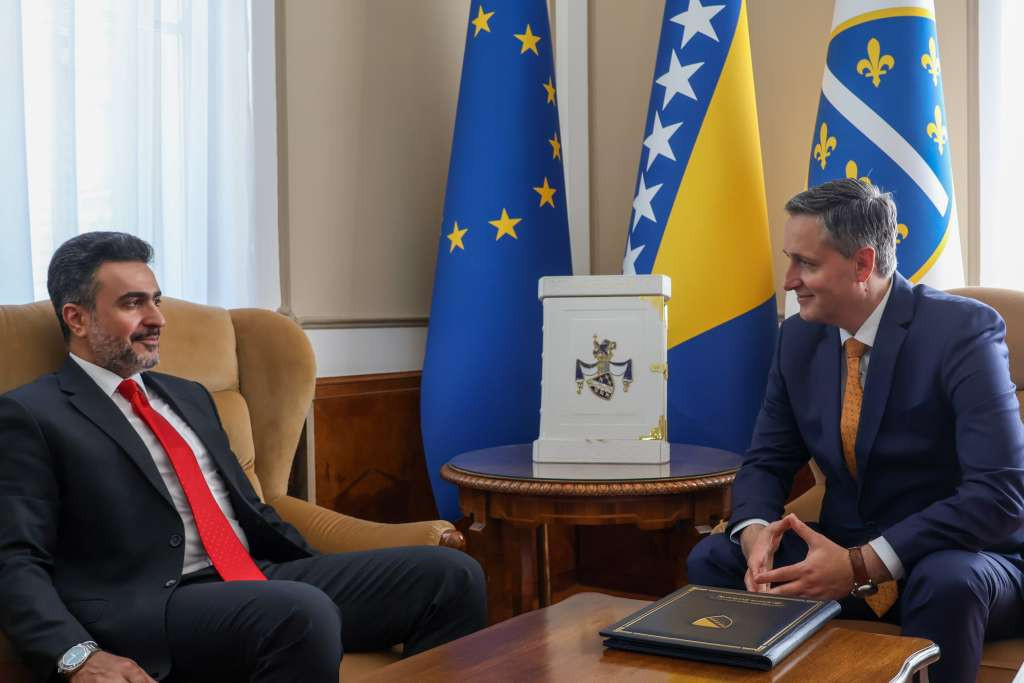 Member of BiH Presidency meets the Ambassador of the State of Kuwait