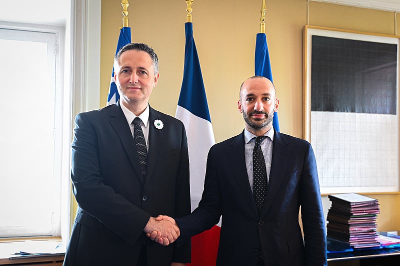 Member of BiH Presidency met with the Foreign Minister of France