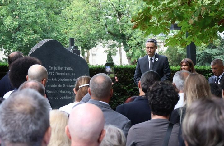 The Memorial to the Victims of the Srebrenica Genocide opened in Paris