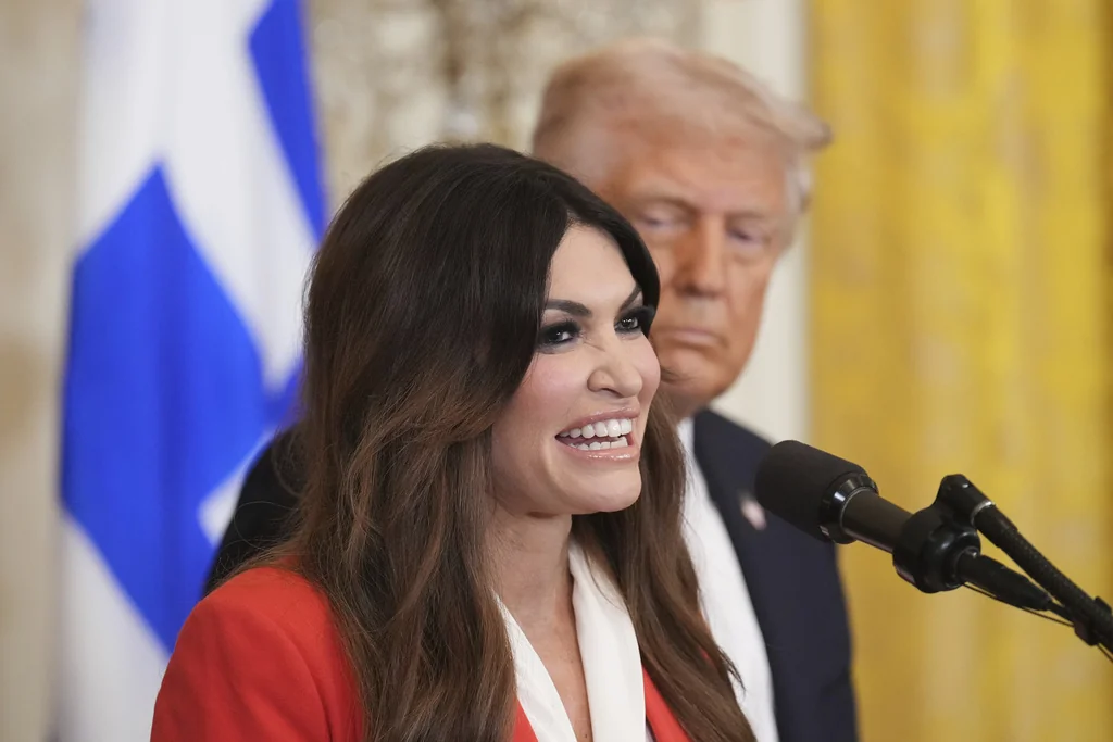 Kimberly Guilfoyle escapes Trump family drama at confirmation hearing