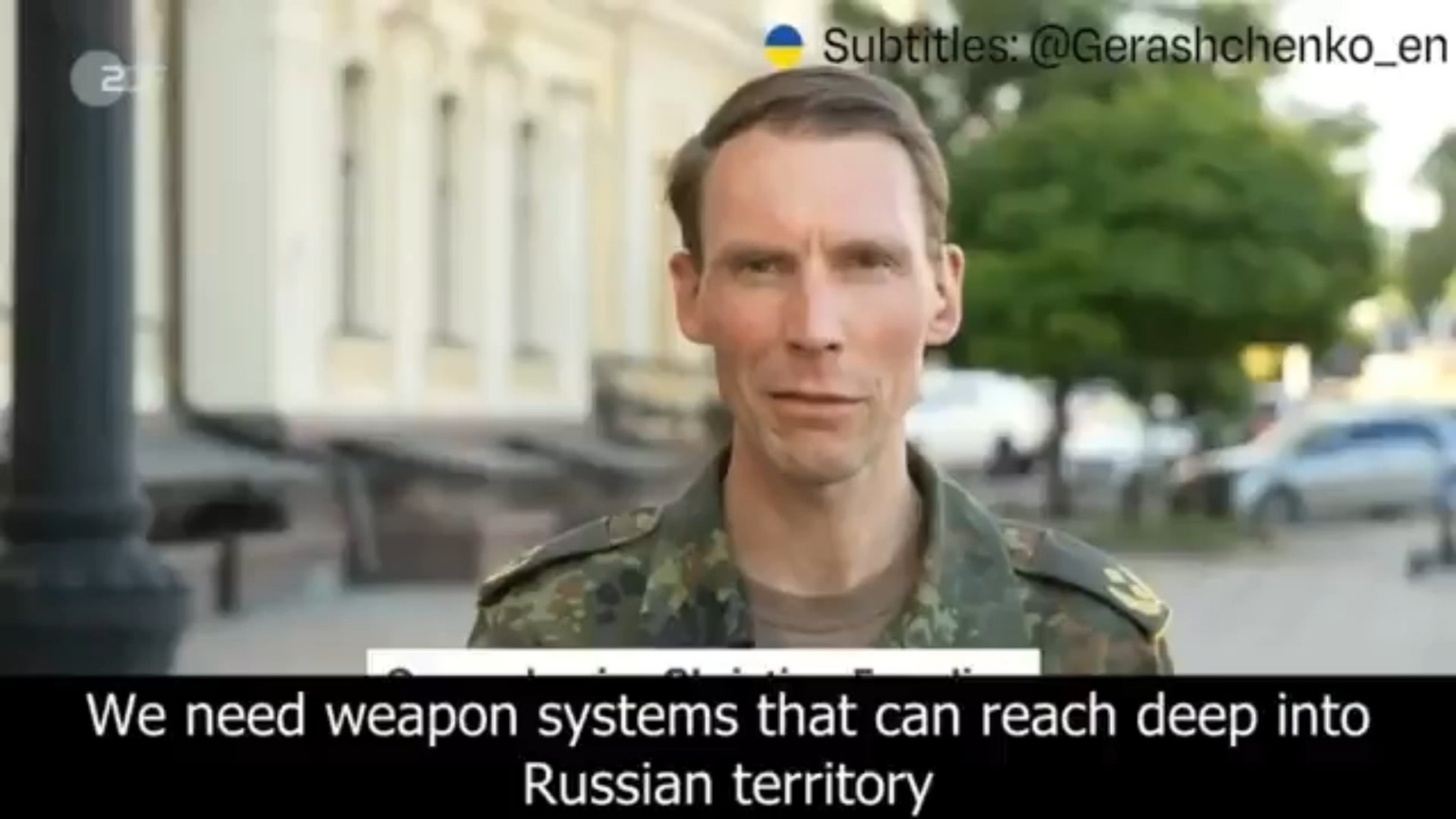 "Ukraine will receive German-funded long-range weapons by the end of July, German Major General Christian Freuding said.
