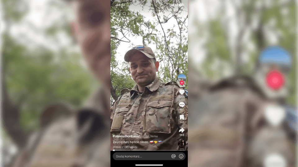 Polish TikToker goes viral after joining Russian forces