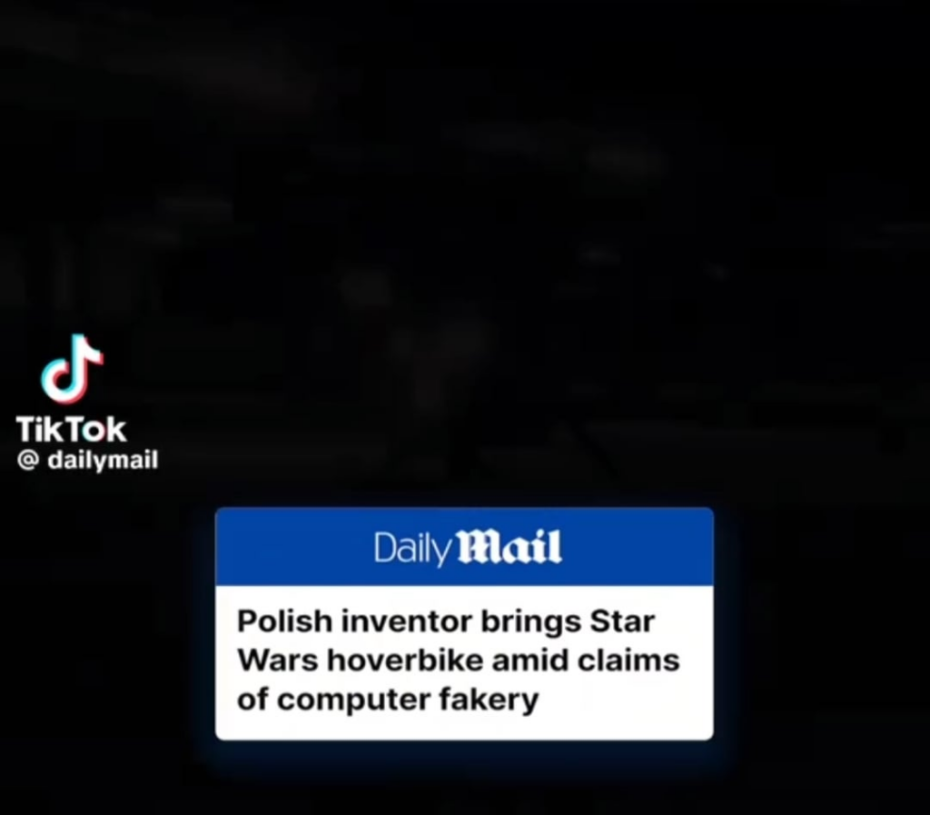 Apparently they make Star Wars speederbikes in Poland
