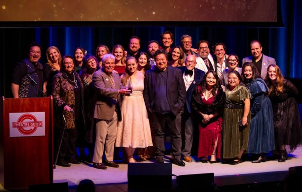 The cast, artists and production team behind Chance Theater’s “Jane...