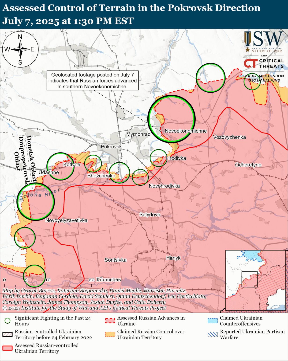 Russian Offensive Campaign Assessment, July 7, 2025