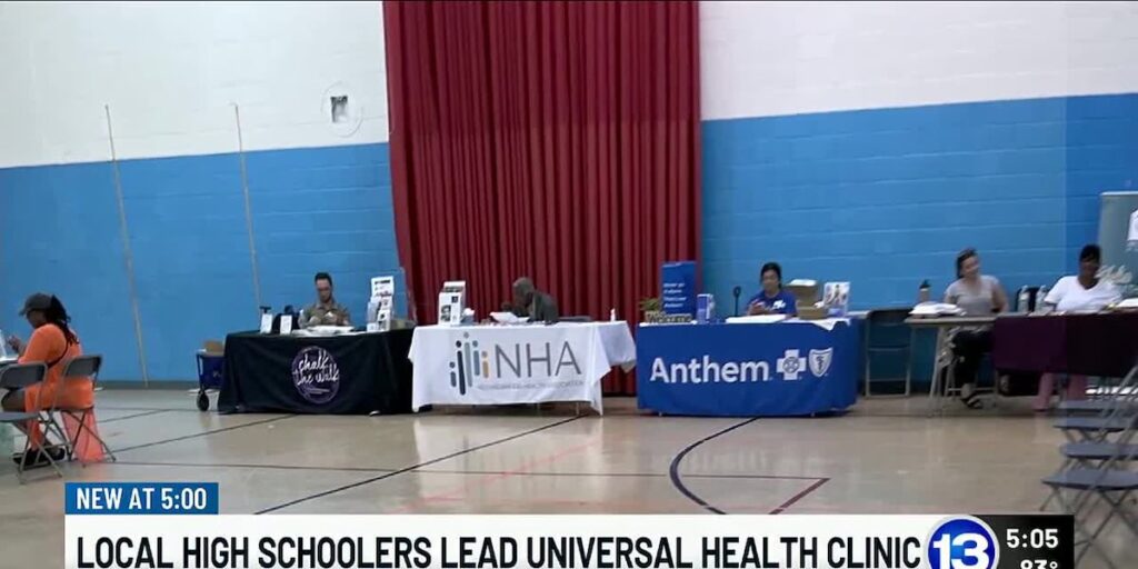 Local high schoolers come together to lead universal health clinic