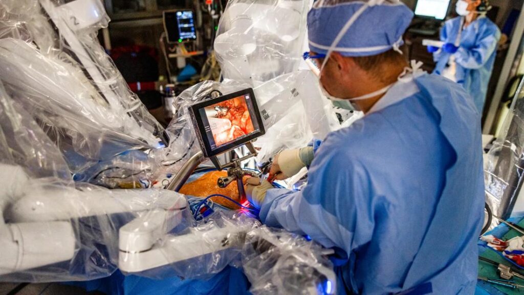 Robotic neck incision replaces heart valve with no open-heart surgery in world first at the Cleveland Clinic