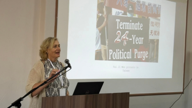 Rosita Šorytė speaks.