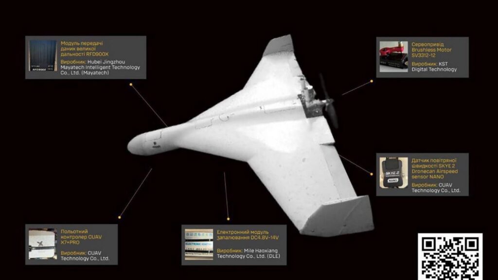 Russia is now using decoy drones made up entirely of Chinese components according to Ukrainian intelligence.