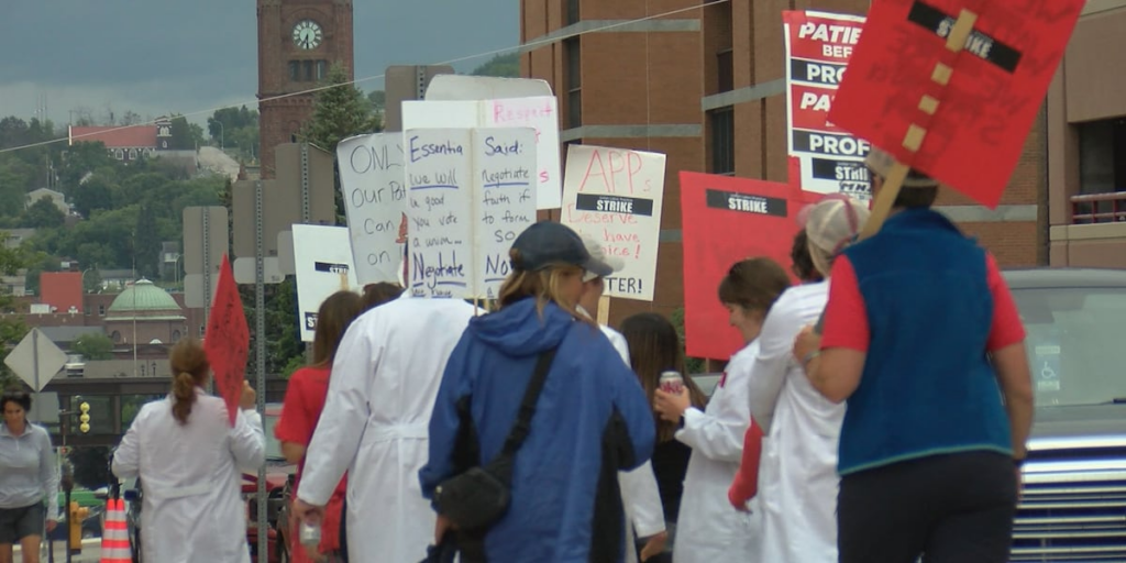 Essentia health clinic providers announce end of ULP strike