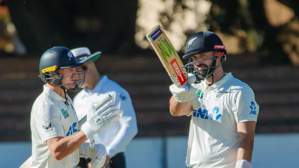 Black Caps v Zimbabwe: Daryl Mitchell puts New Zealand ahead, before bowlers strike late