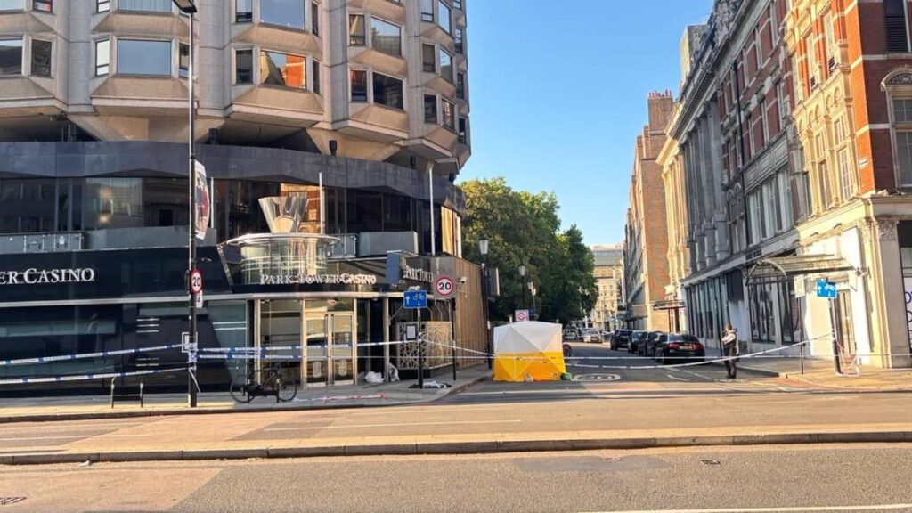 Murder probe launched after man, 24, knifed to death 'over Rolex' outside five-star hotel in Knightsbridge
