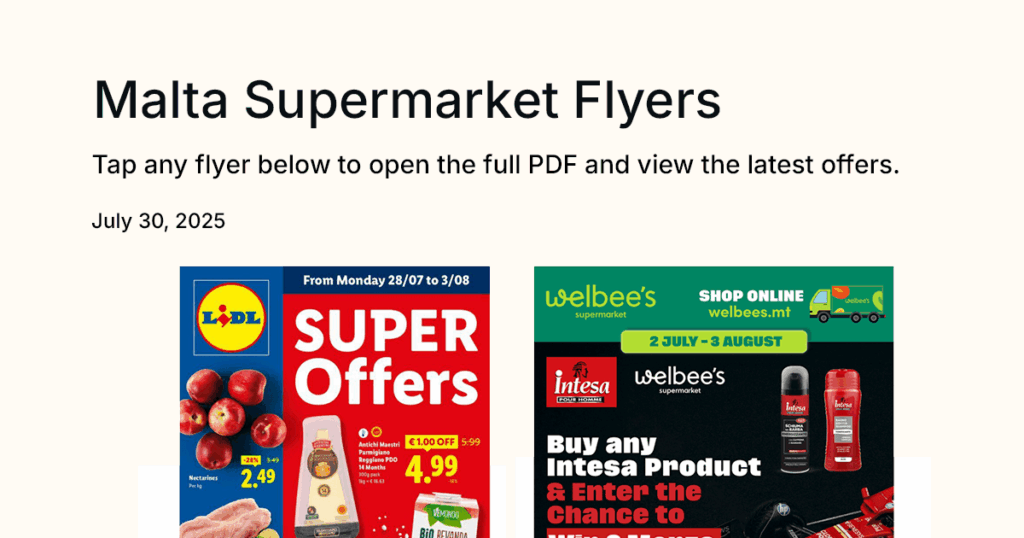 Tired of getting supermarket flyers in my letterbox, so I made a site to view them online instead