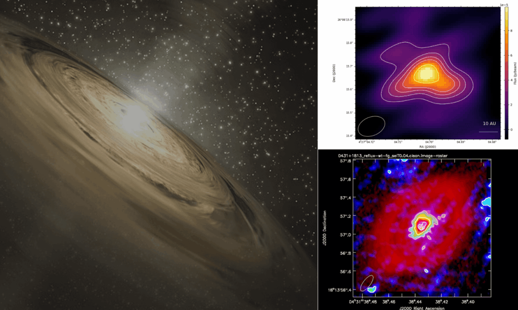 The birth of a solar system revealed by planet 'pebbles'