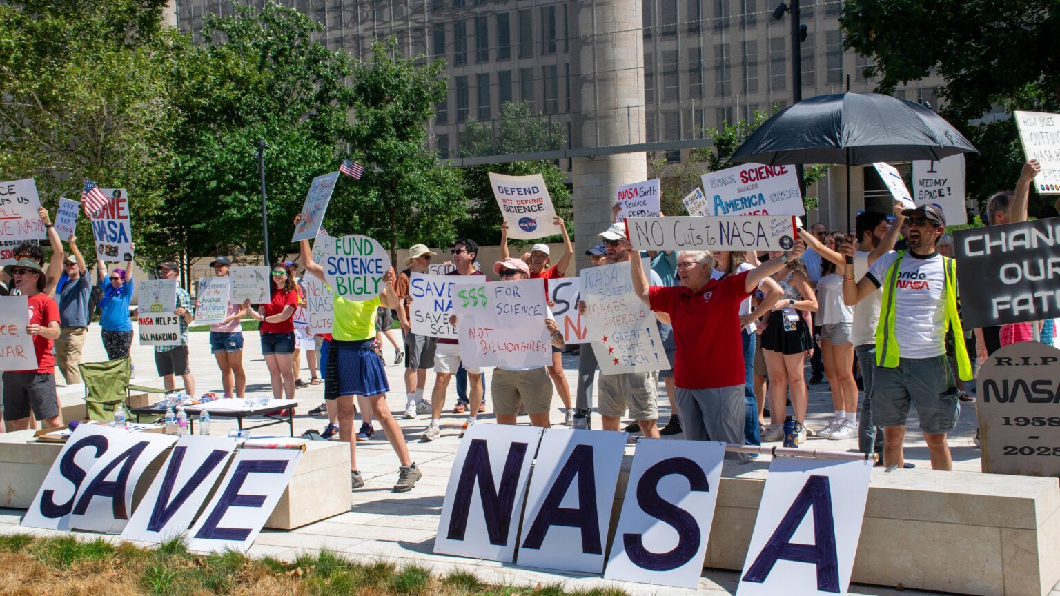 'NASA is under attack.' Space agency employees and lawmakers protest mass layoffs, science cuts amid budget turmoil