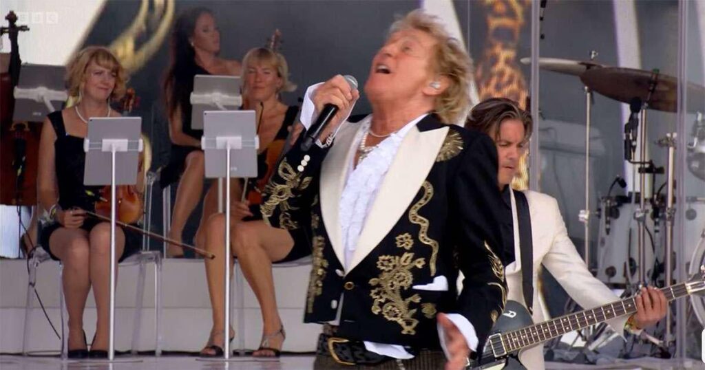BBC apologises for not cutting away from Glastonbury coverage of Rod Stewart