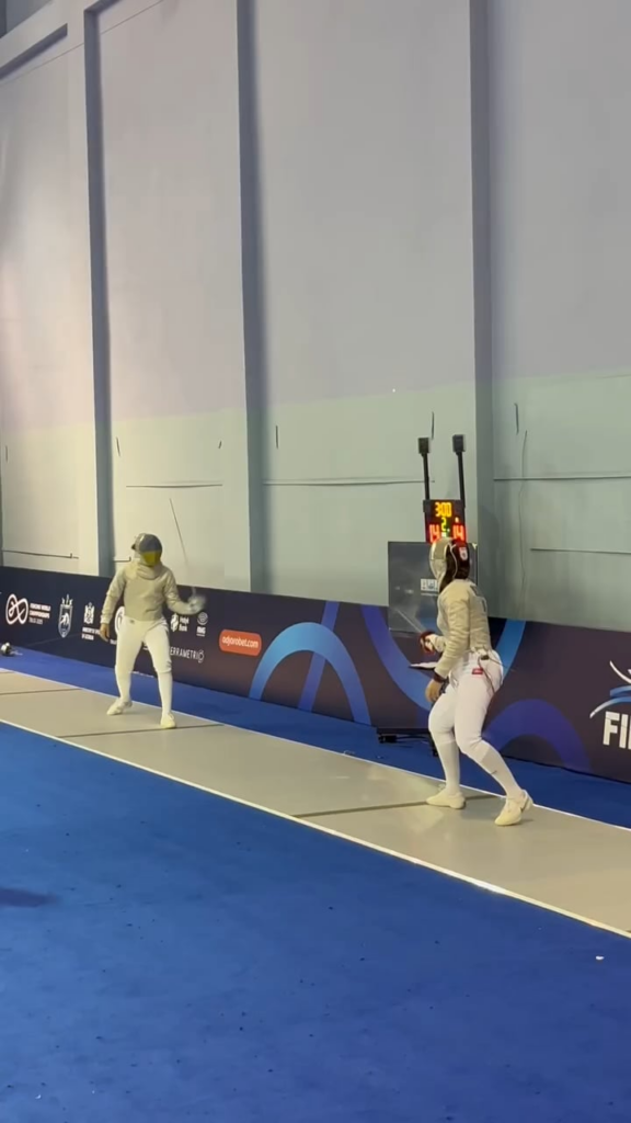 Ukrainian fencer Yulia Bakastova defeated Russian fencer Sofya Velikaya, a major in the Russian Armed Forces in the tournament which took place in Tbilisi