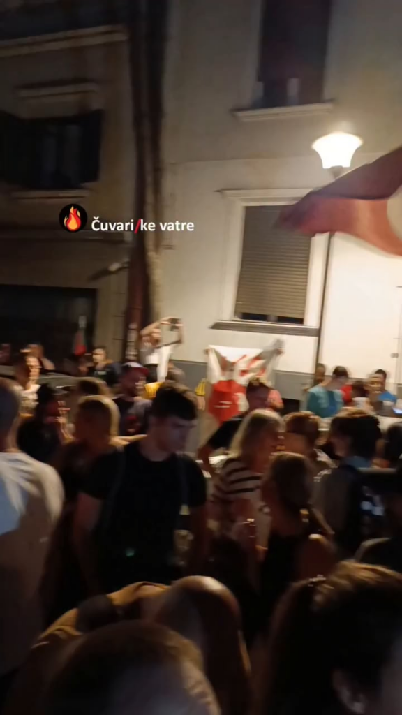 Belgrade choirs visited Oliver Zekić tonight on Zvezdara!