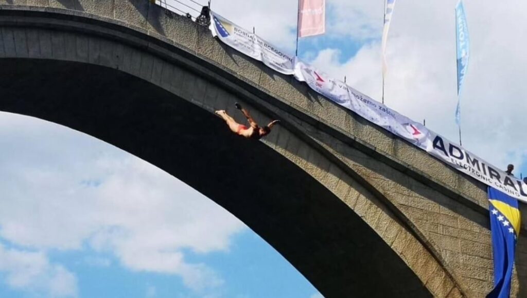 Traditional 459. Skoks from the Old Bridge this Sunday in Mostar, July 27 starting at 4:00 pm