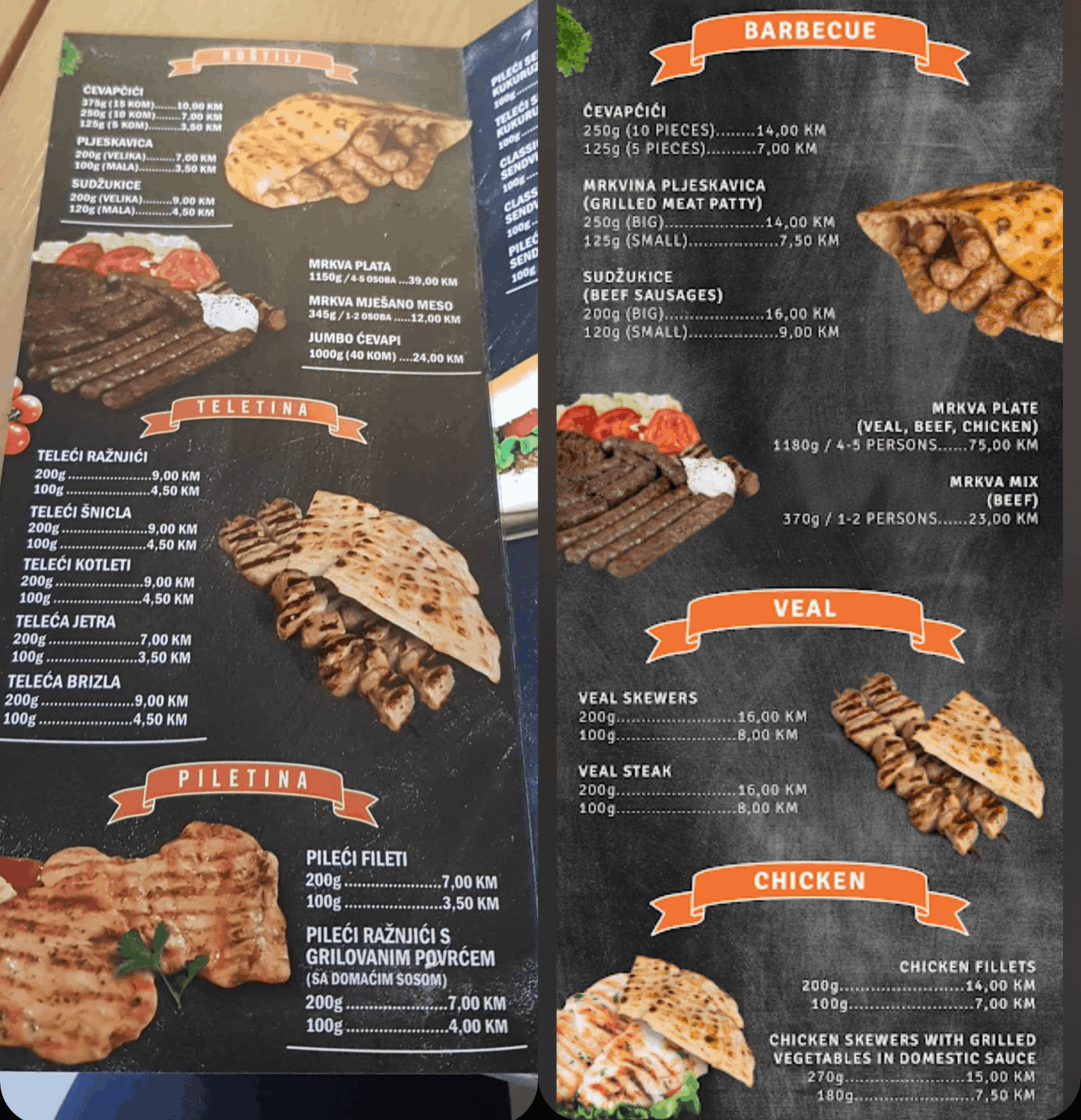 Prices Difference (2020 left - previous week right)
