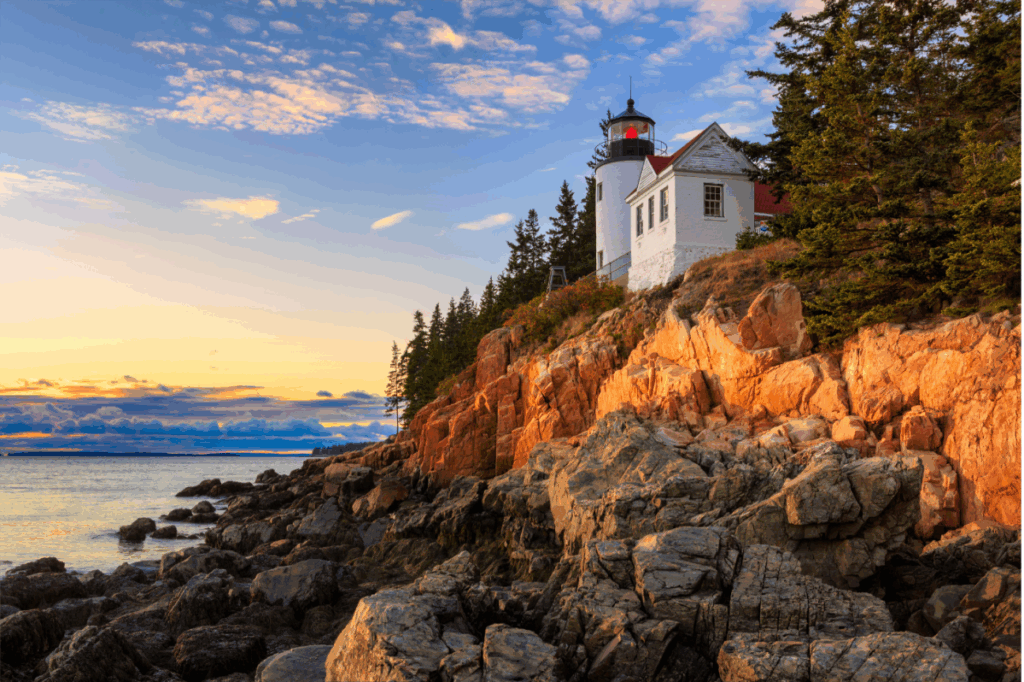 Lighthouse at Acadia National Park in Maine