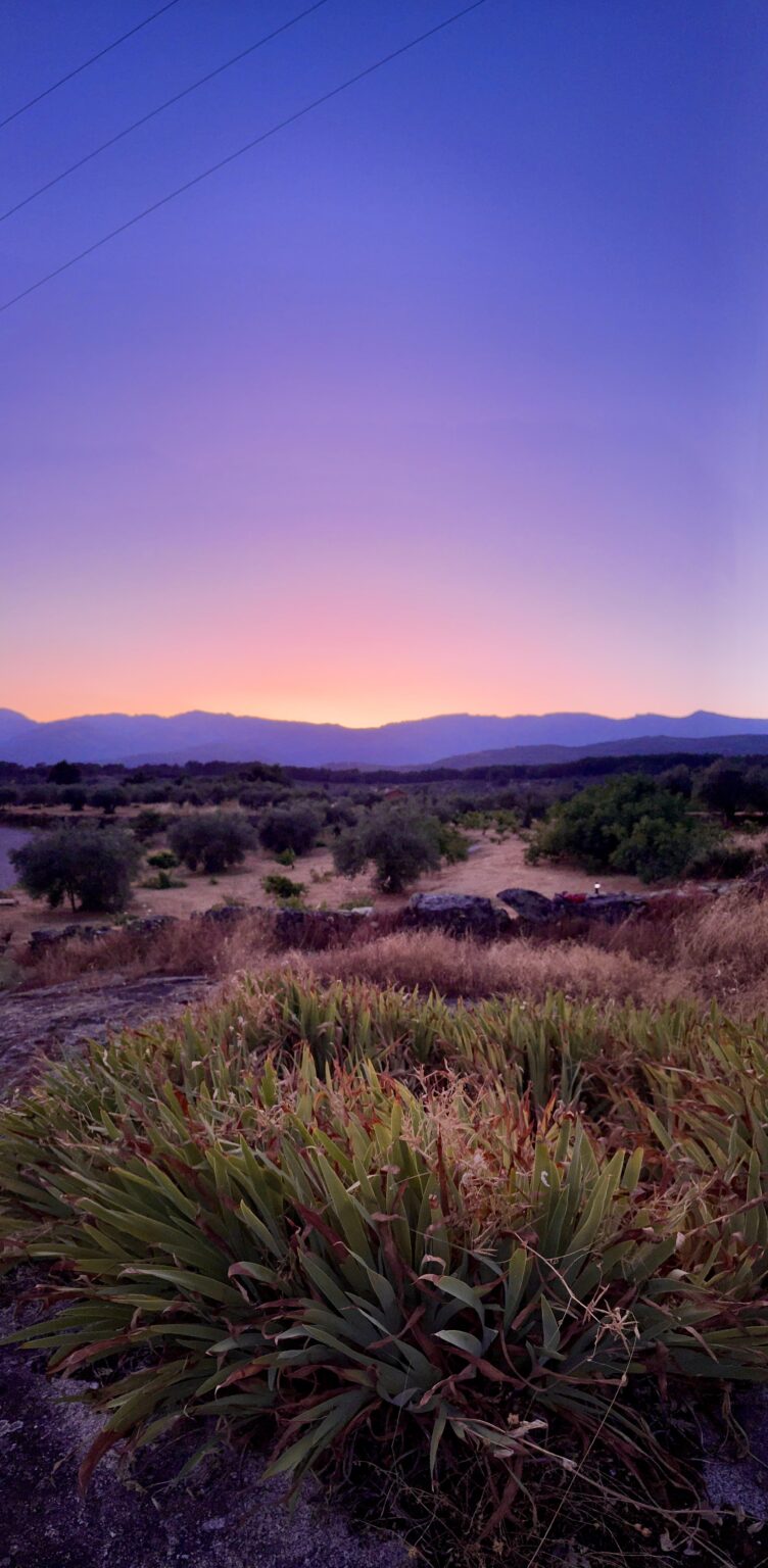 Sunset Behind Los Sierra de Gredos