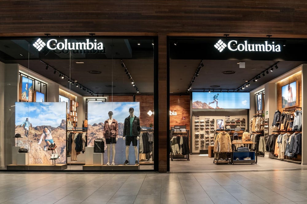 The new Columbia store in San Sebastián.