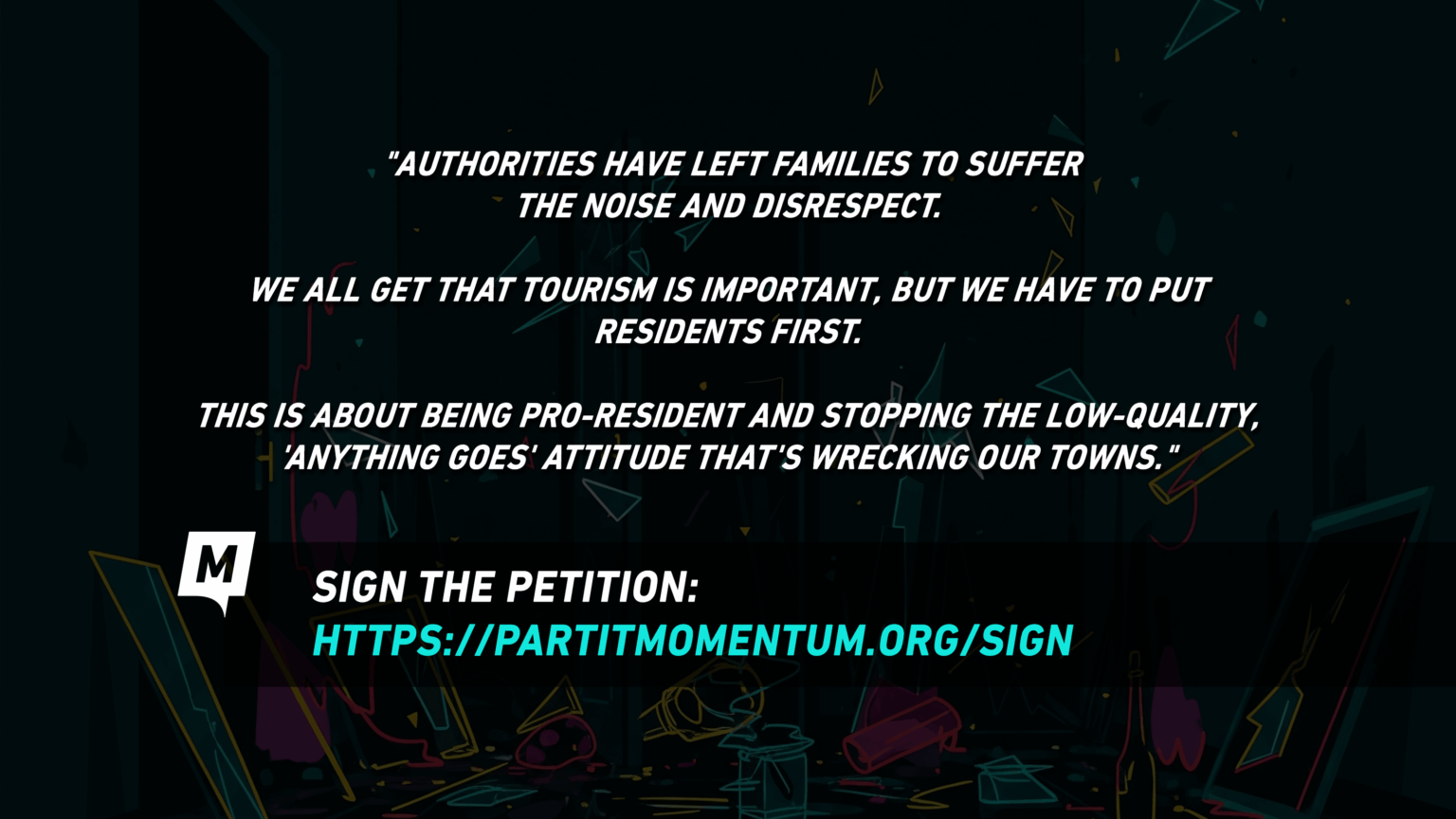 Parliamentary petition to curb late-night noise, waste, and disruption from short-let rentals