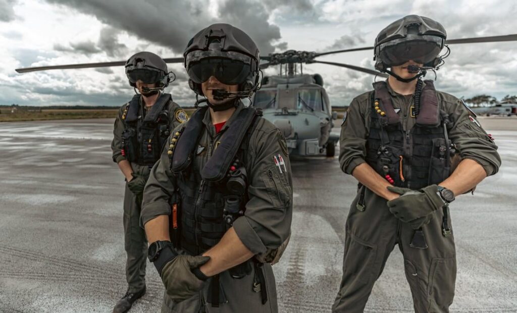 Norwegian crew in Danish Seahawk helicopter