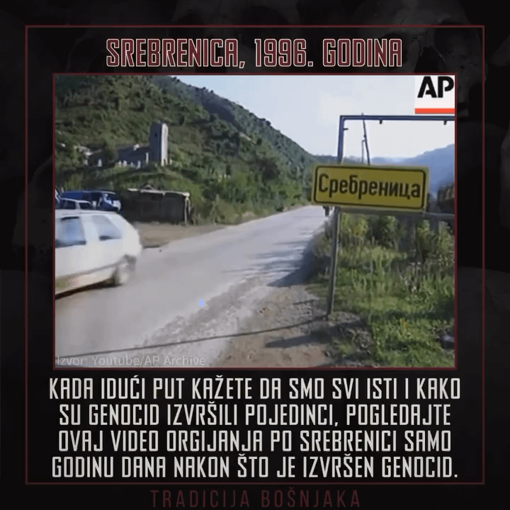 Footage from Srebrenica, 1996