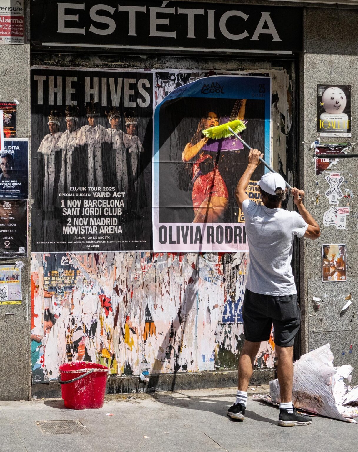 Set posters, Madrid.