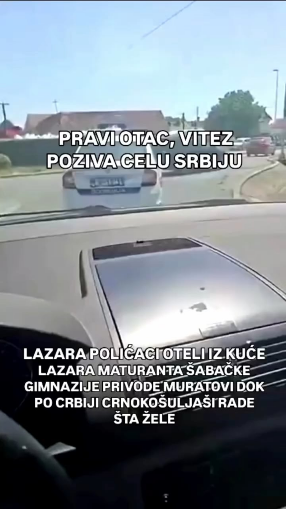 A maturant was arrested a little before, who drove Bickle to Valjevo. Shares further