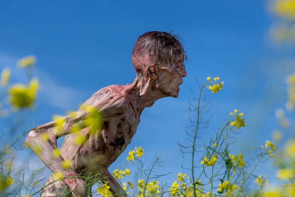 An infected in Columbia Pictures' "28 Years Later."