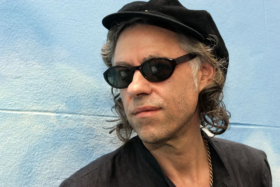 Irish organizer Bob Geldof poses after a press conference, 17 June 2005 in Paris, to present Live8 charity concert.