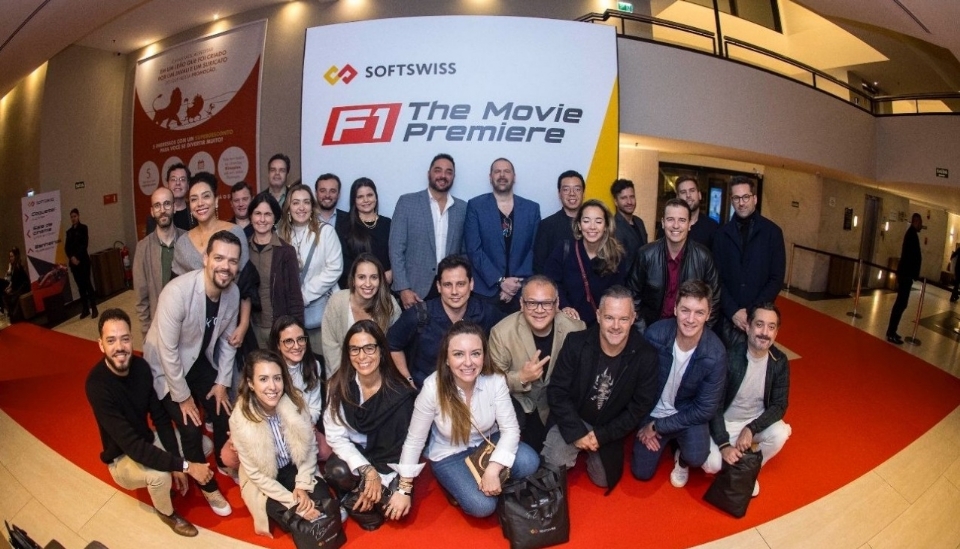 SOFTSWISS joined “F1: The Movie” with an exclusive premiere screenings in São Paulo and Malta