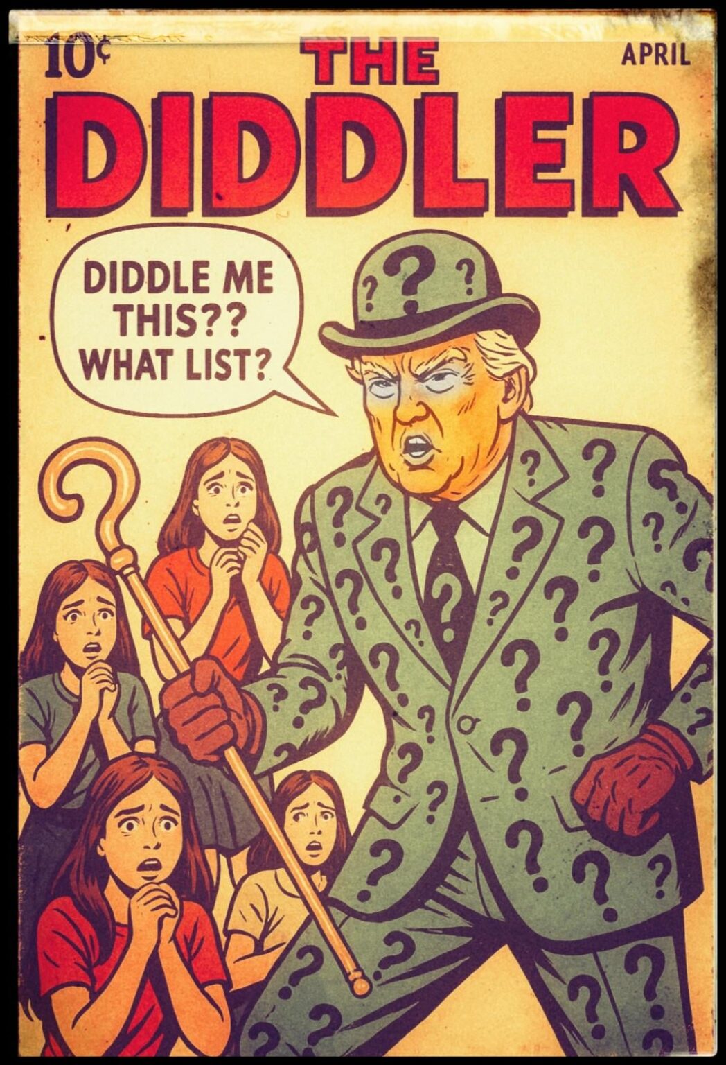 Deny, deflect, diddle...