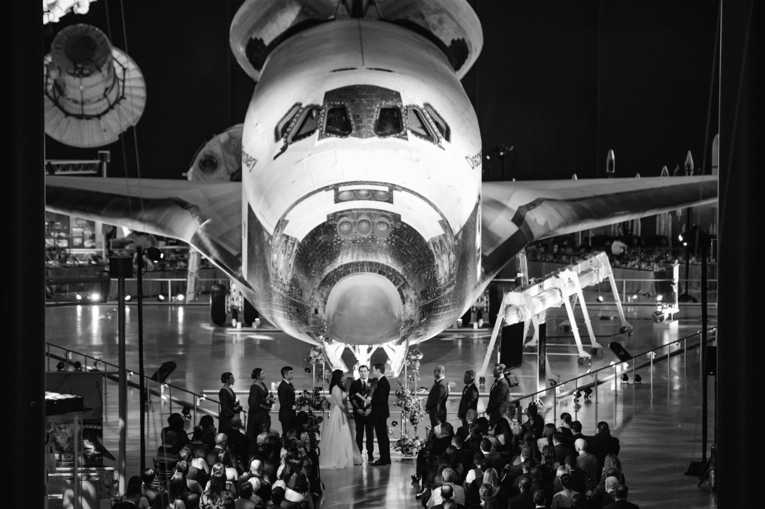 We got married at the Air & Space Museum!