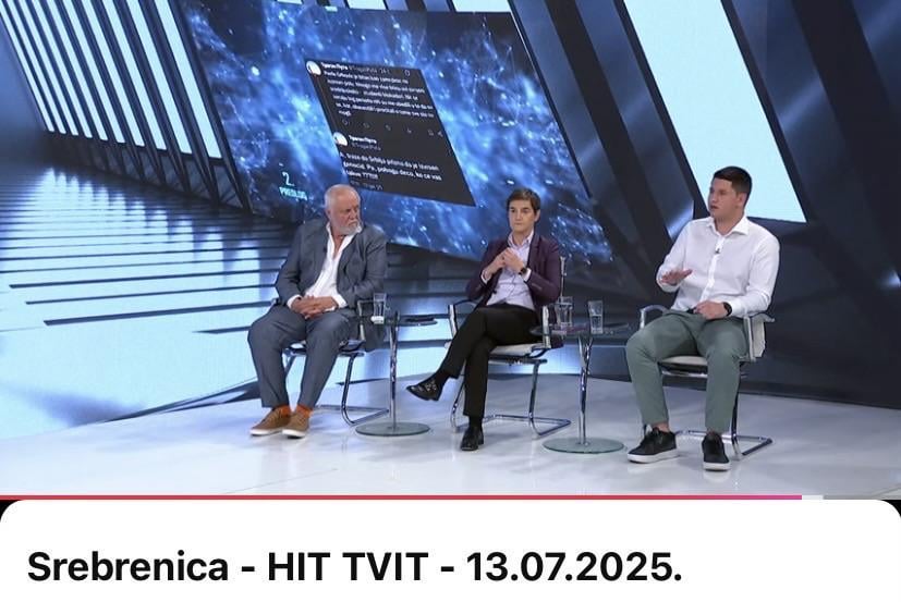 Miloš Pavlović guy brought in TV show to comment on the genocide in Srebrenica. Did Serbian media finally dug up or can even more deeply?