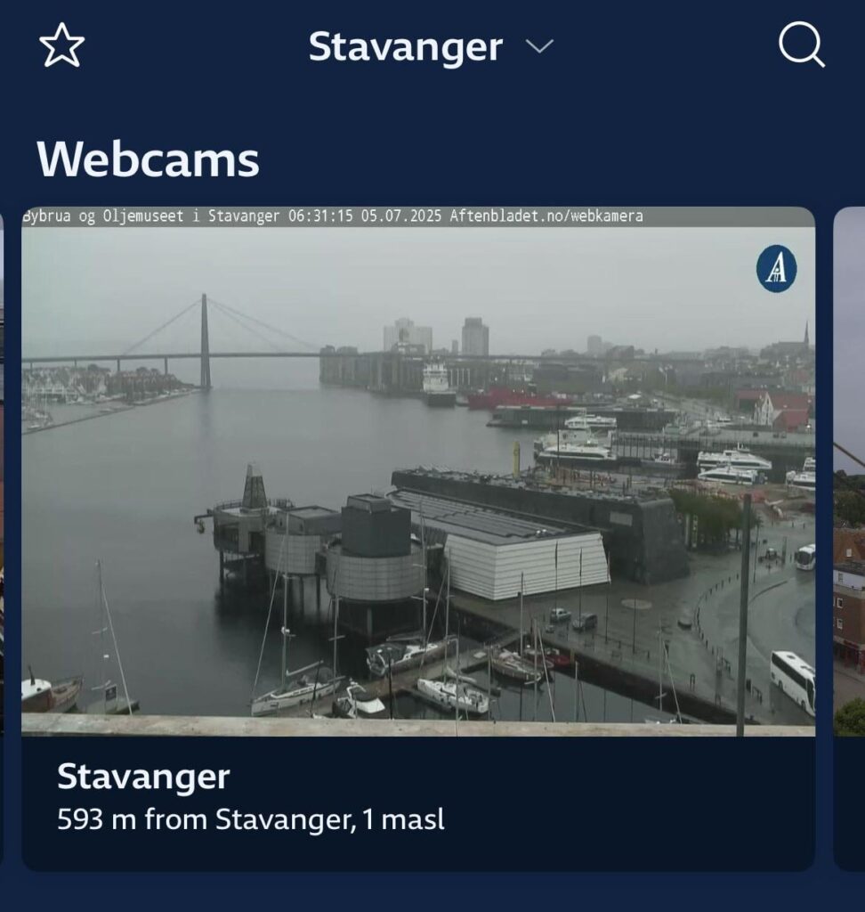So there is really no summer in Stavanger?