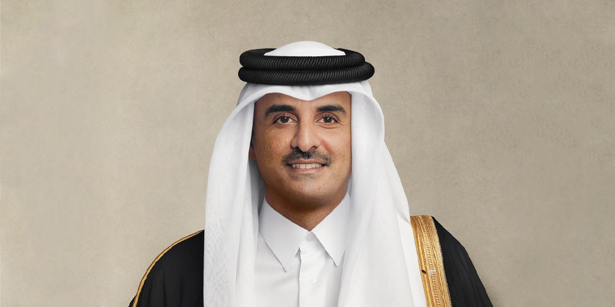 HH The Amir Receives Phone Call from King of Belgium