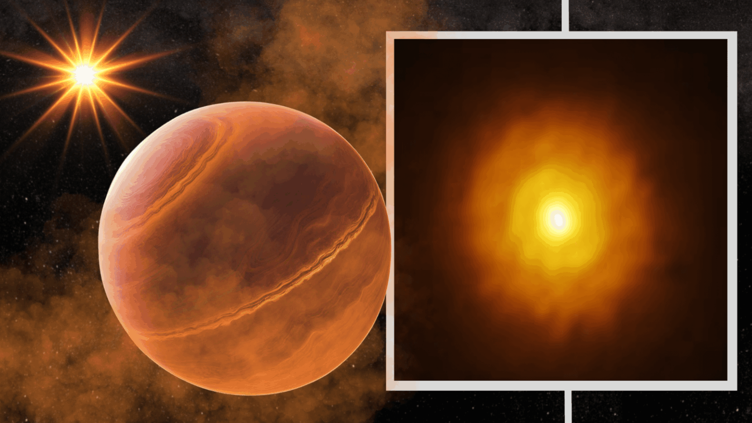 Astronomers discover monster exoplanet hiding in 'stellar fog' around young star