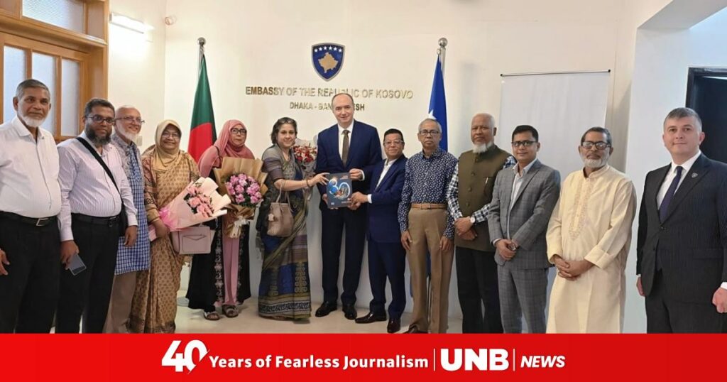 Kosovo Ambassador welcomes Grameen delegation at Dhaka embassy