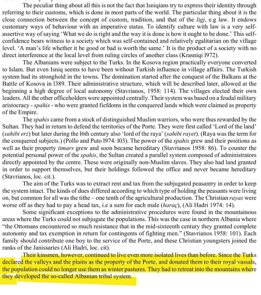 What do you think about this finding of Beri Backer on the formation of Albanian tribes?
