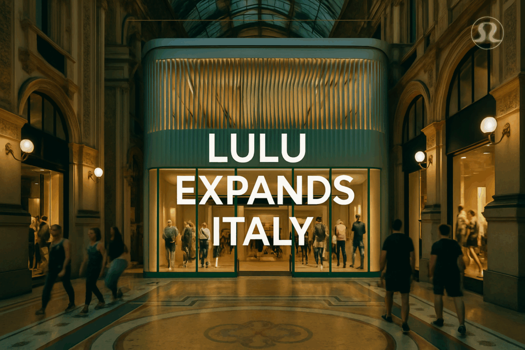 lululemon Opens First Italy Store in Milan Fashion District