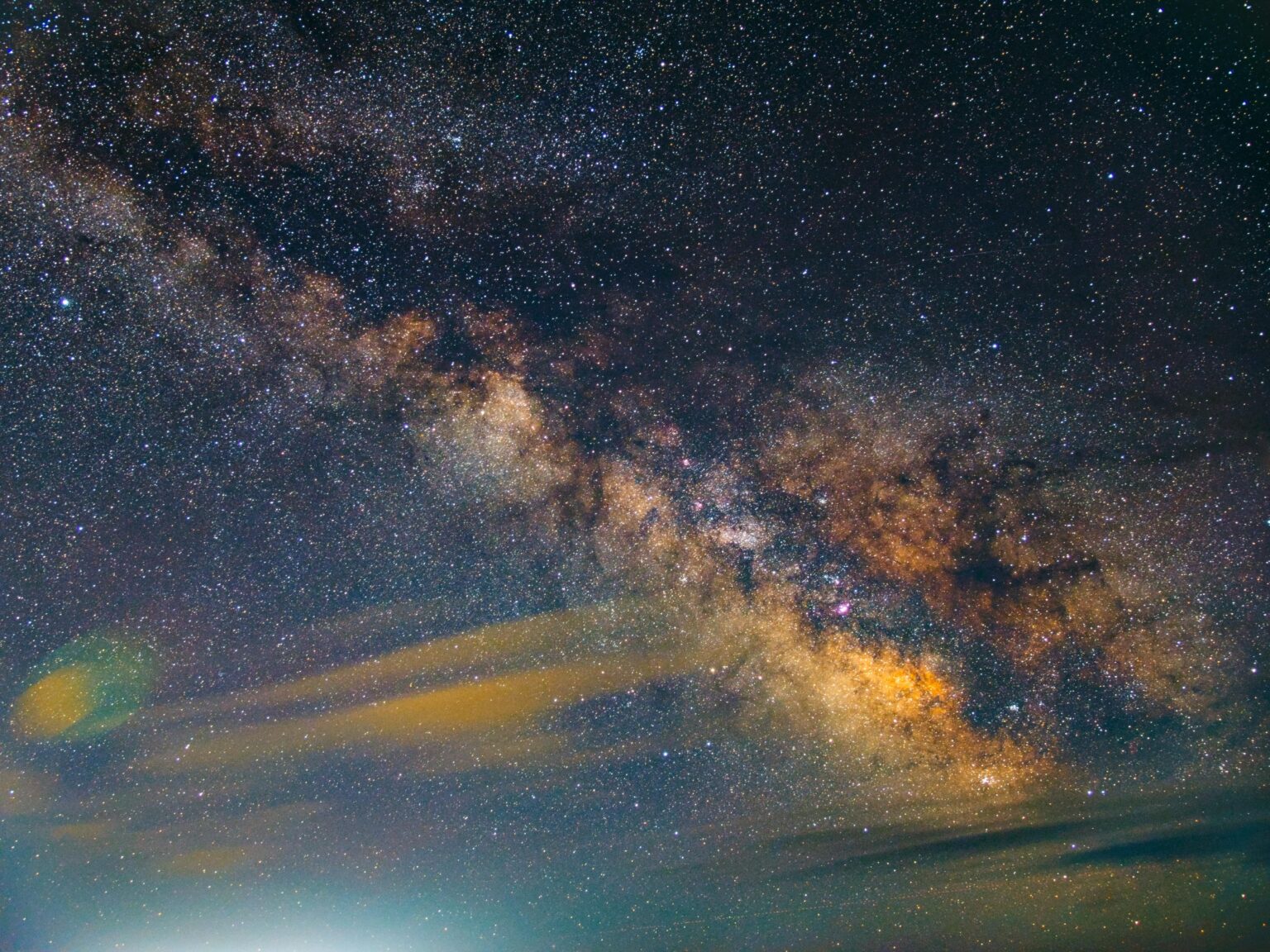 My photo of the Milky Way Core